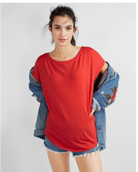Express One Eleven Off The Shoulder London Tee