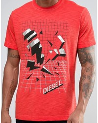 Diesel T Joe Sx Grid T Shirt