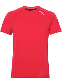 2XU X Ctrl Mesh Panelled Stretch Jersey T Shirt