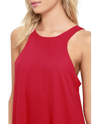 Lucy-Love Lucy Love Charlie Red Shift Dress