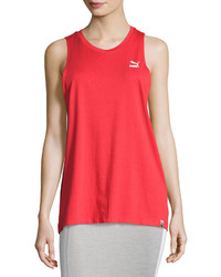 Puma Archive Logo Athletic Tank Top Red