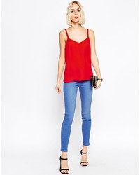Asos Collection Woven Cami Top With Double Straps
