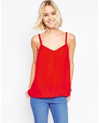 Asos Collection Woven Cami Top With Double Straps