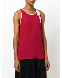 RED Valentino Lace Up Detail Tank Top