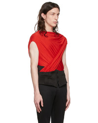 ARTURO OBEGERO Red Principe Tank Top