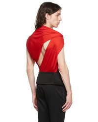 ARTURO OBEGERO Red Principe Tank Top