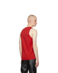 Givenchy Red Square Tank Top