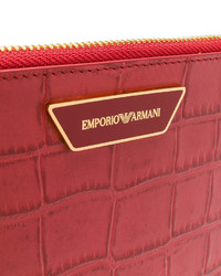 Emporio Armani Classic Textured Clutch