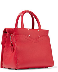 Maison Margiela Buckle Textured Leather Tote