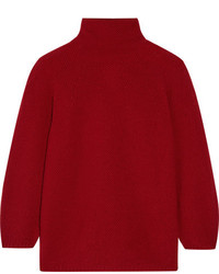 Max Mara Belgio Textured Wool Blend Turtleneck Sweater