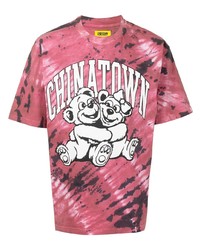 Chinatown Market Tie Dye Logo Print T Shirt