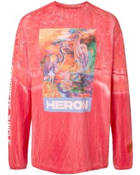 Heron Preston Heron Print Long Sleeve T Shirt