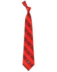 Georgia Bulldogs Plaid Tie