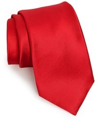 Nordstrom Shop Solid Satin Silk Tie