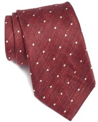 John Varvatos Star Usa Dot Cotton Linen Tie