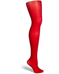 Fogal Laque Red Opaque Tights