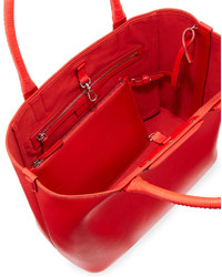 Givenchy Antigona Whipstitch Handle Tote Bag Red