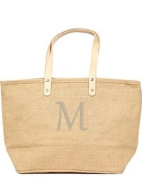 Cathy's Concepts Nantucket Monogram Jute Tote