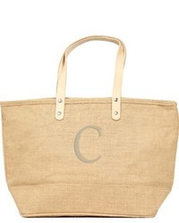 Cathy's Concepts Nantucket Monogram Jute Tote