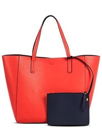 Merona Reversible Faux Leather Tote Handbag