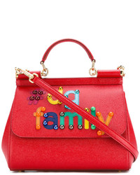 Dolce & Gabbana Tdg Family Patch Sicily Shoulder Bag