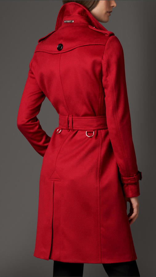 Burberry Cashmere Trench Coat, $2,595 | Burberry | Lookastic