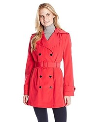 Calvin Klein Double Breasted Trench Coat With Belt