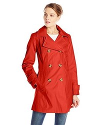 Anne Klein Double Breasted Trench Coat
