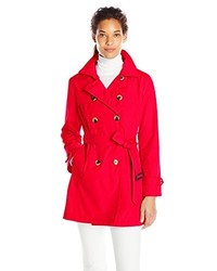 Big Chill Double Breasted Trench Coat With Belt