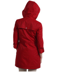 Cole Haan Four Pocket Cotton Rain Hooded Jacket