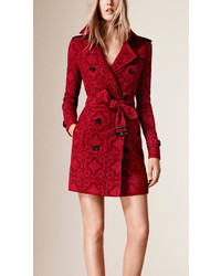 Burberry Gabardine Lace Trench Coat, $2,795 | Burberry | Lookastic