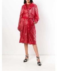 Christopher Kane Plastic Lace Trench Coat
