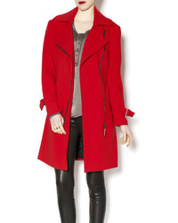 Insight Red Trench Coat