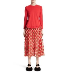 Simone Rocha Star Embroidered Tulle Skirt