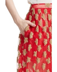 Simone Rocha Star Embroidered Tulle Skirt