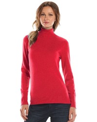 Apt. 9 Cashmere Turtleneck Sweater