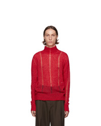 Our Legacy Red Submarine Rollneck Sweater