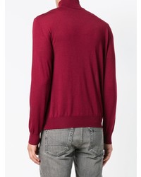 Canali Roll Neck Fitted Sweater