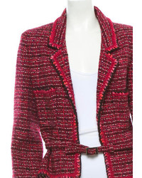 Chanel Belted Tweed Jacket