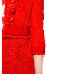 Giambattista Valli Embellished Cotton Tweed Jacket