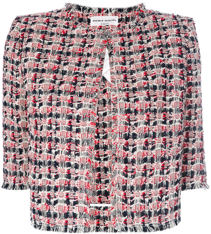 Sonia Rykiel Tweed Cropped Jacket, $764 | farfetch.com | Lookastic