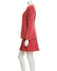 Chanel Wool Tweed Skirt Suit
