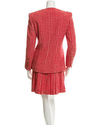 Chanel Wool Tweed Skirt Suit