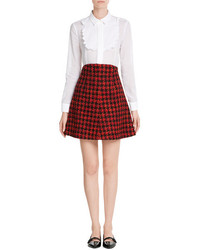 RED Valentino Tweed Mini Skirt