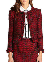 Red Tweed Outerwear