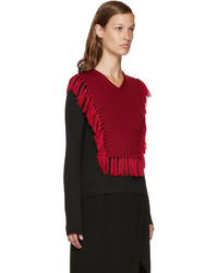 Altuzarra Black Red Ming Sweater