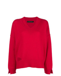 Federica Tosi Cut Detail Fitted Sweater