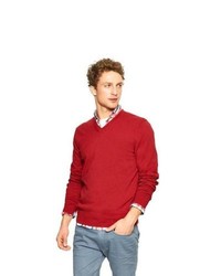Gap Cotton V Neck Sweater
