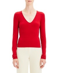 Theory Low V Neck Sweater