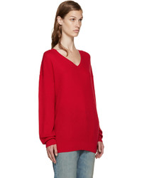 6397 Red Cashmere Sweater